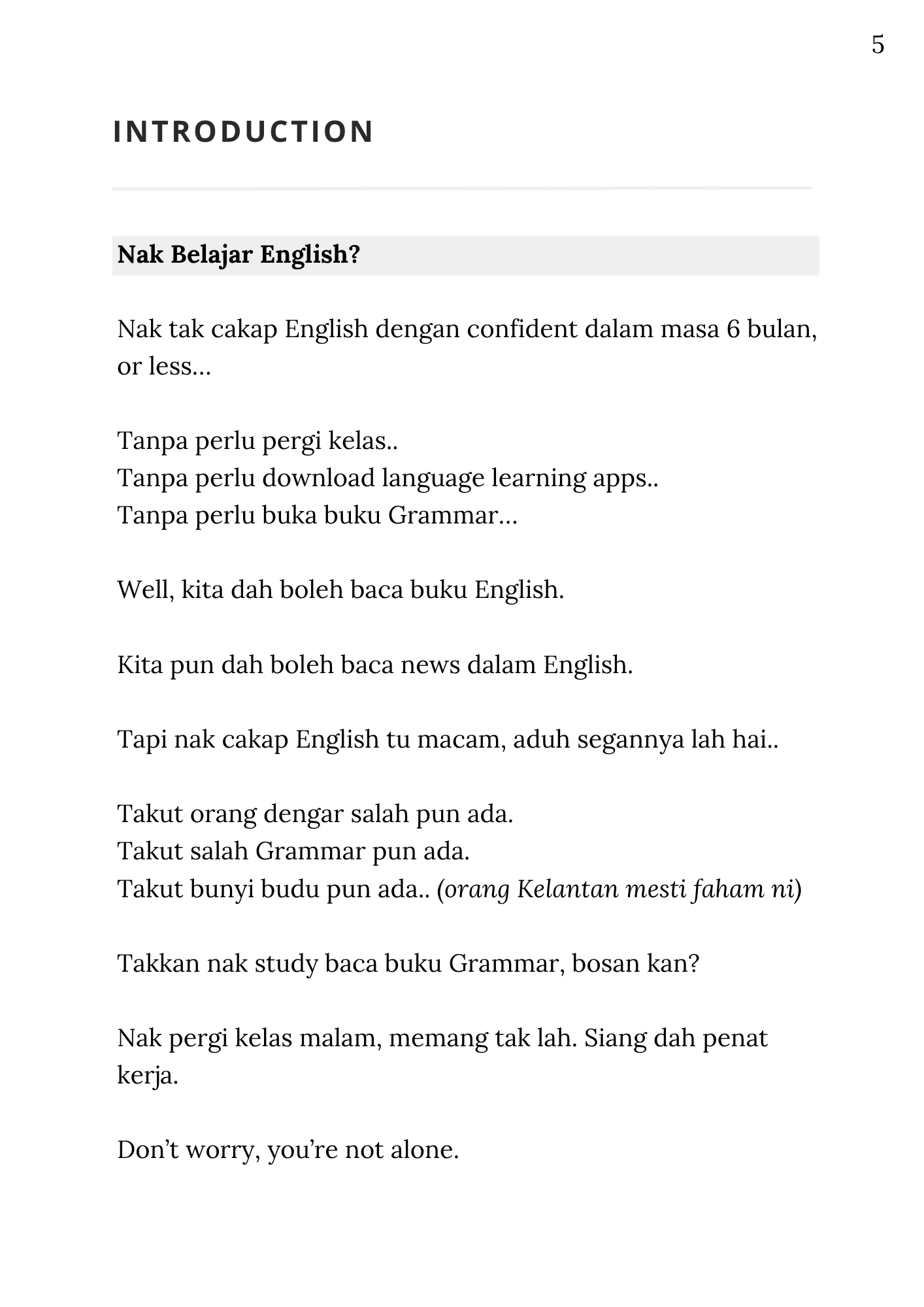 Halaman Introduction ebook, muka surat 5
